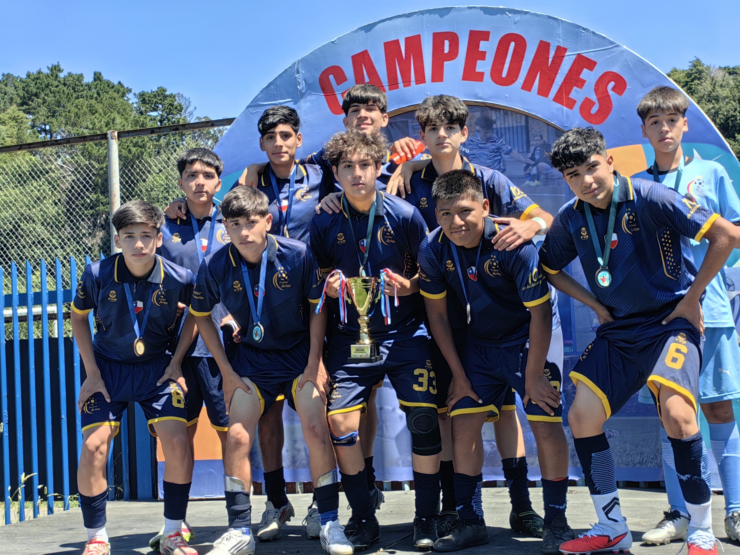 La Sub-15 de Fútbol Arias cierra su participación en el Mundialito CAP adjudicándose la Copa PartnersSport